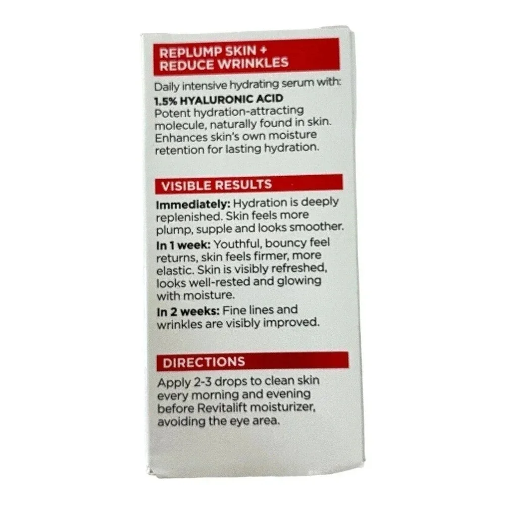 L'Oreal Paris Revitalift Derm Intensives Hyaluronic Acid Serum .5 fl. oz Trial